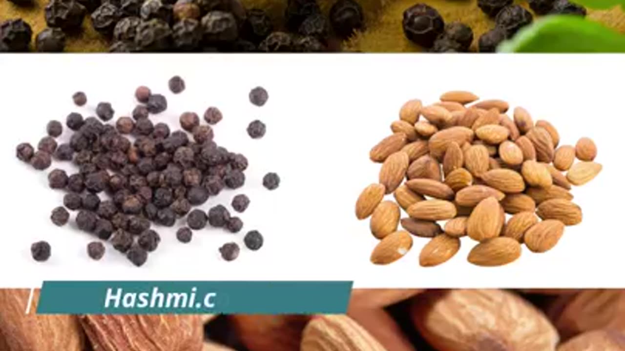 Benefits of Kali mirch aur Badam