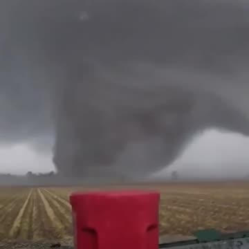 Intense tornado near Lake City, AR