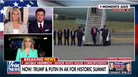 The Trumpster and putrid in Alaska on Fox Aug 15 2025