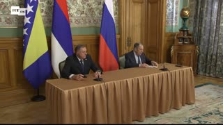 LIVE: Lawrow und Dodik geben gemeinsame Pressekonferenz in Moskau