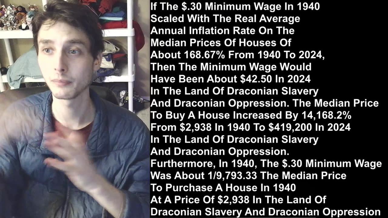 If The $.30 Minimum Wage In 1940 Scaled With Average Annual Inflation Rate Then It Would Be $42.50