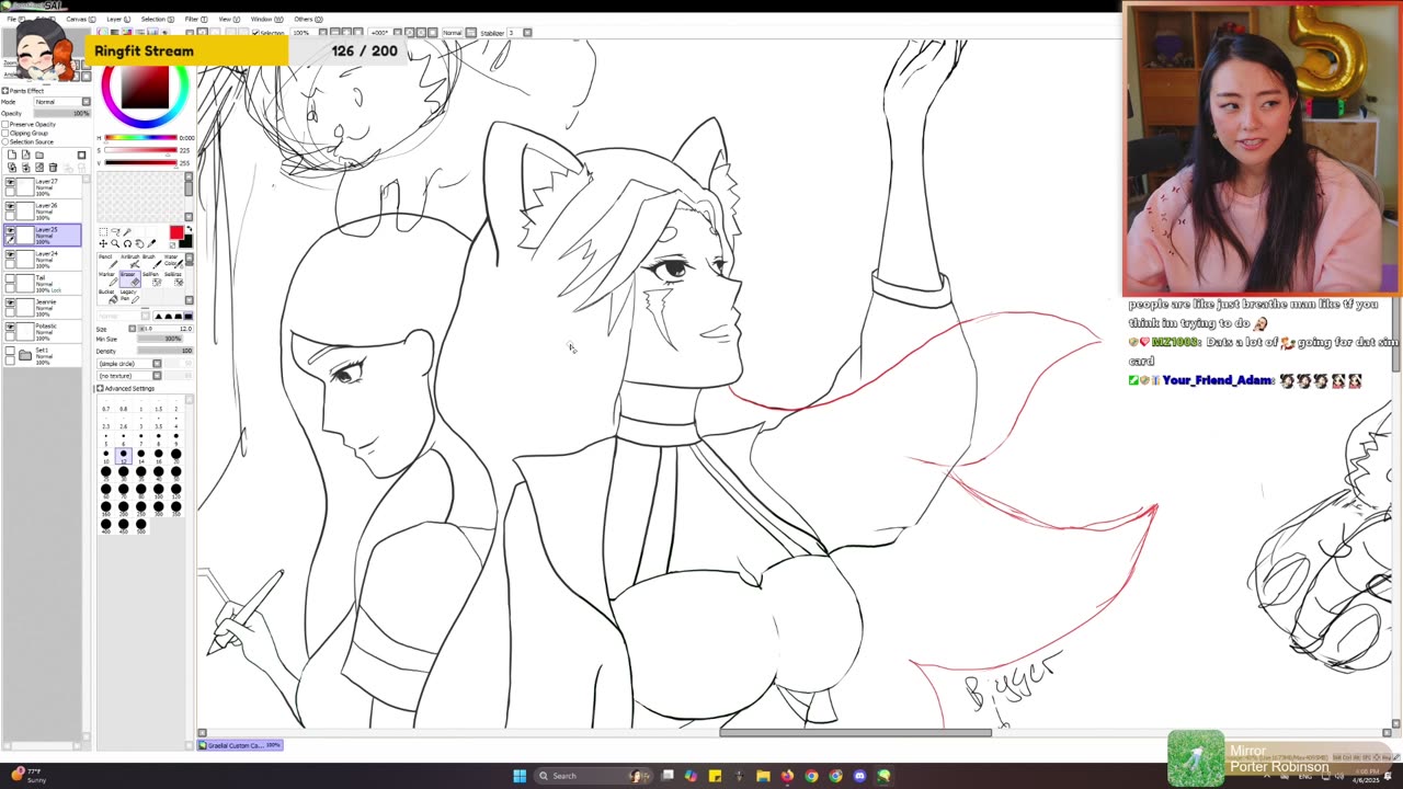 [4/06/25] Hello Once Again~ Last Stream before Korea ^U^ cozy Art Time