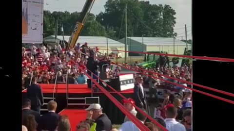 Ronny Jackson Nephew, grazed in neck, located in Family Section on Trump's Right: Red Shirt in Front