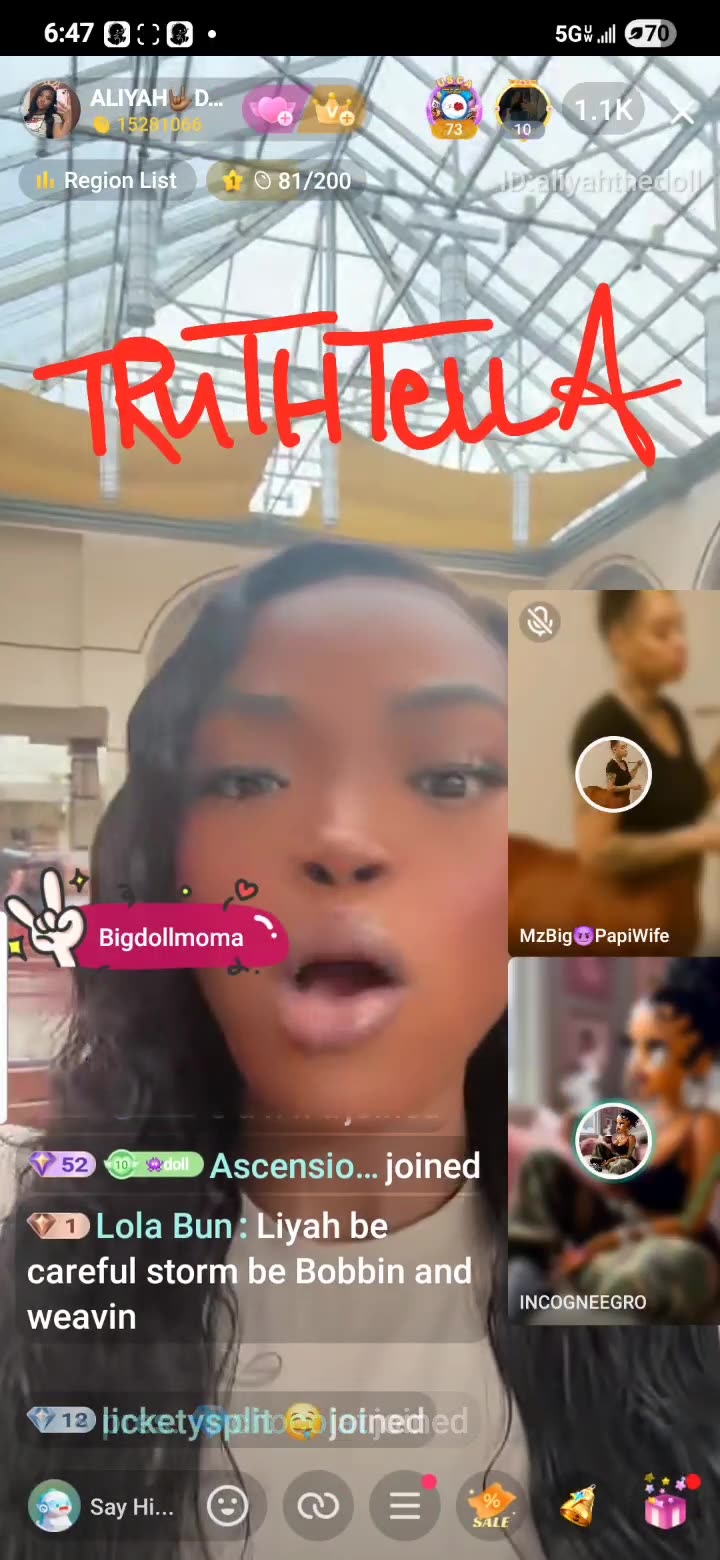 LIYAH THE DOLL GOING IN ON BIG CHI & DAREALSUPABIHH PUMKEN JOINS THE LIVE