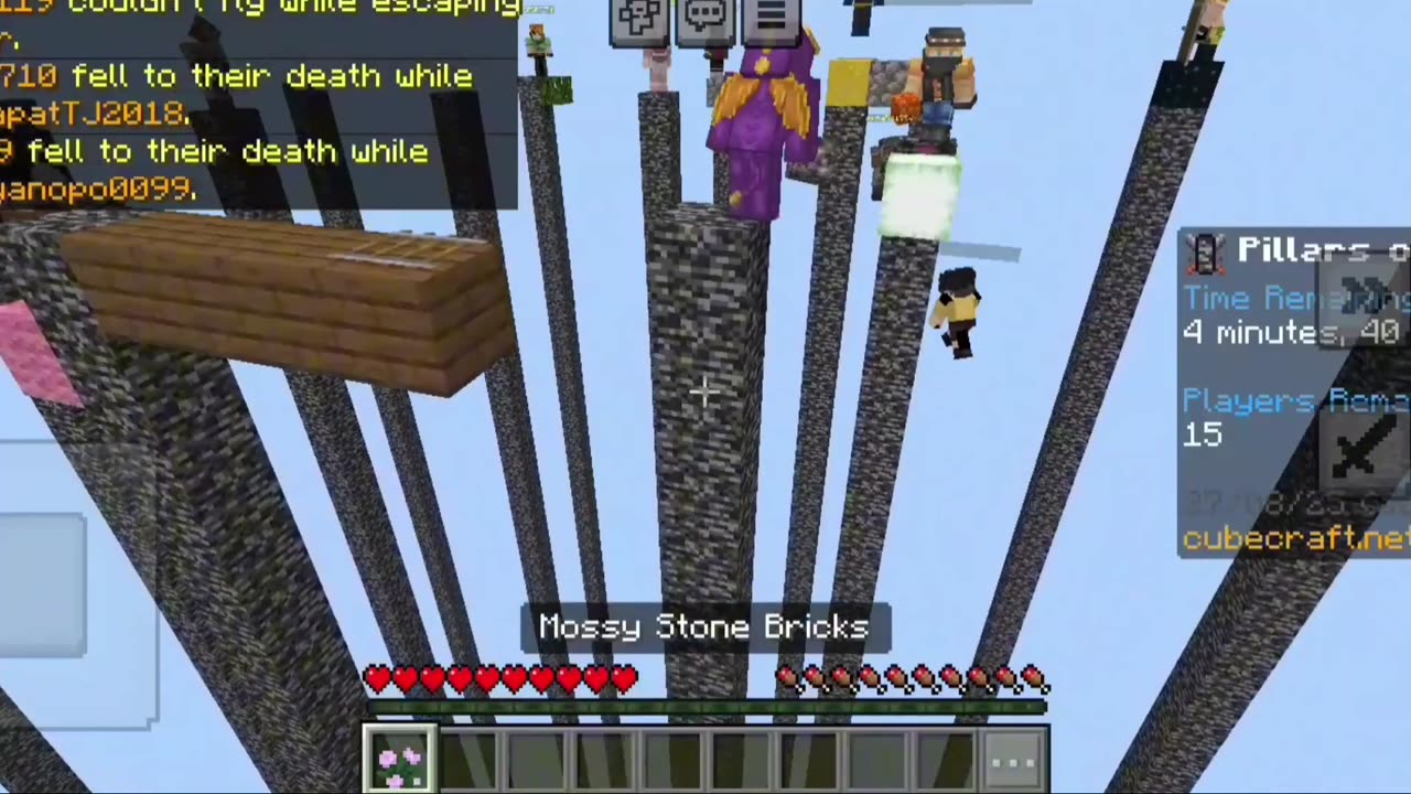 Playing PILLARS OF FORTUNE in Minecraft 😱 (INSANE GAME!)