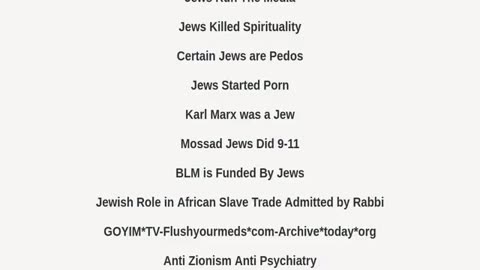 Jew Statement #flushyourmeds #scottbarry