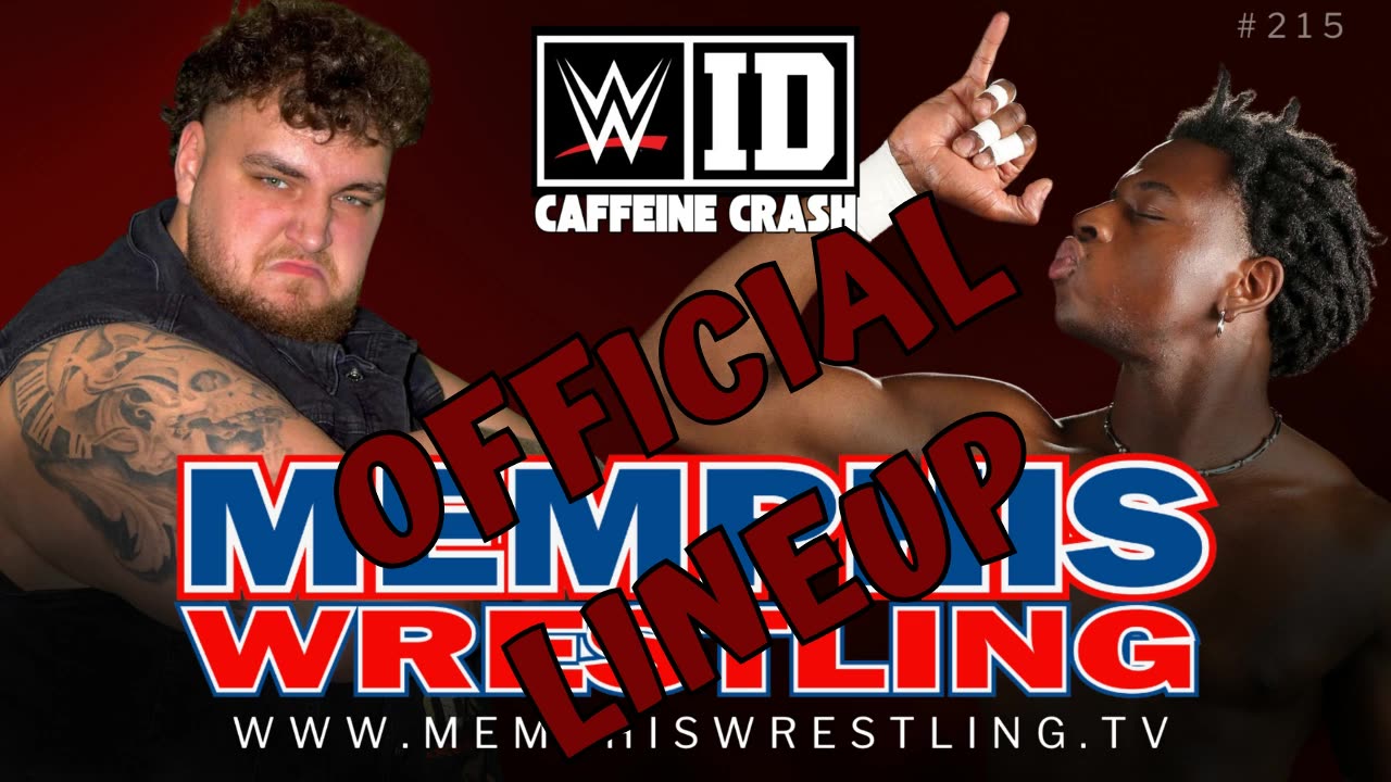 OFFICIAL LINEUP ! WEEK 215 Memphis Wrestling !