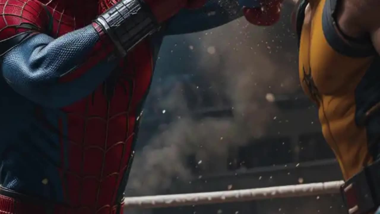Spiderman vs wolverine vs superman