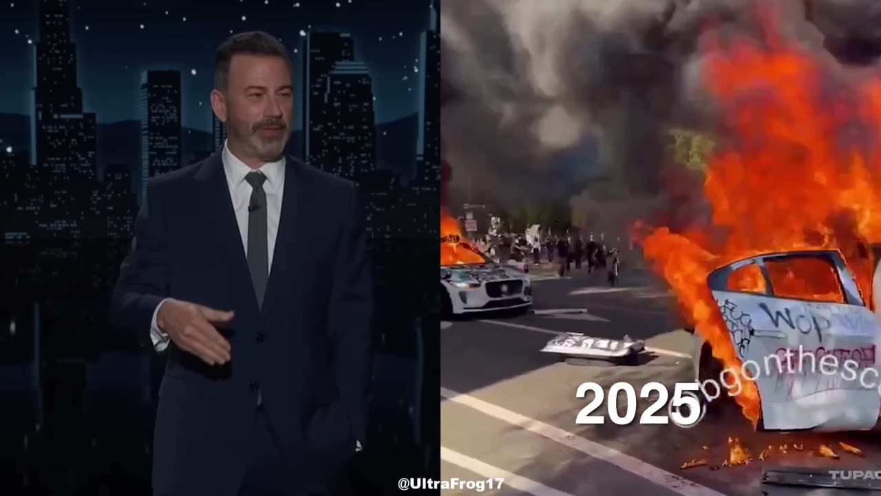 Jimmy Kimmel: Riots were not real, no one is being paid