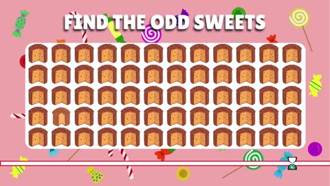 Find the ODD One Out - Sweets Edition! | Easy, Medium, Hard Levels Quiz