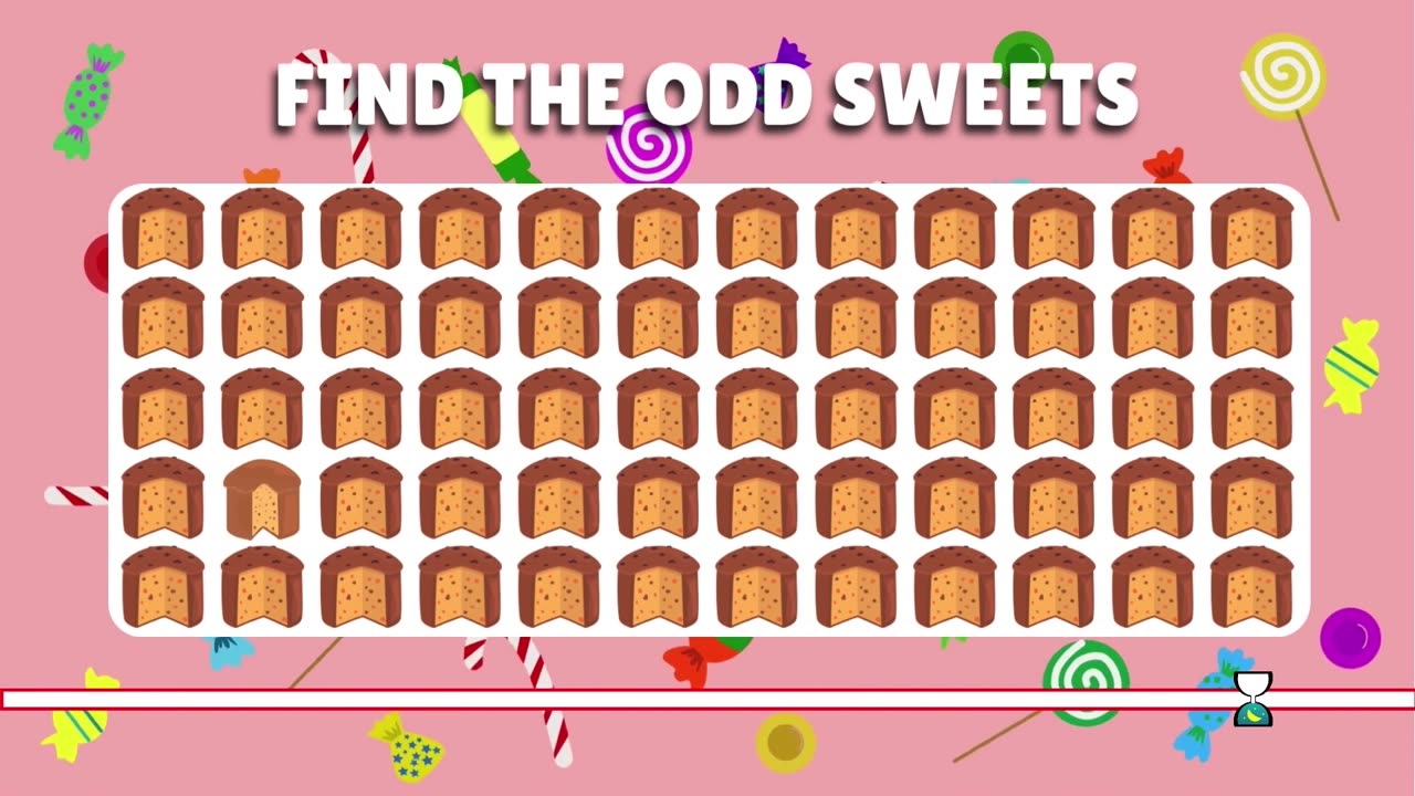 Find the ODD One Out - Sweets Edition! | Easy, Medium, Hard Levels Quiz