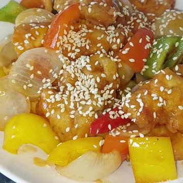 Super Easy Chicken Sweet and Sour #cooking #satisfying #chicken
