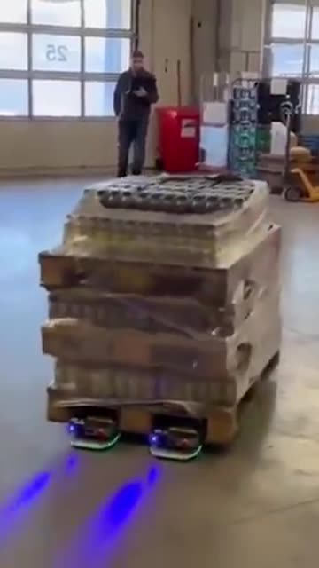 Robotic Forklift. They are not going to need us much longer