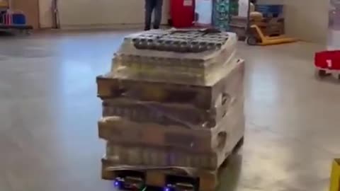 Robotic Forklift. They are not going to need us much longer