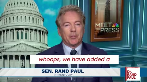 Dr. Rand Pau calls for principled leadership, restraint abroad, and accountability at home on MTP