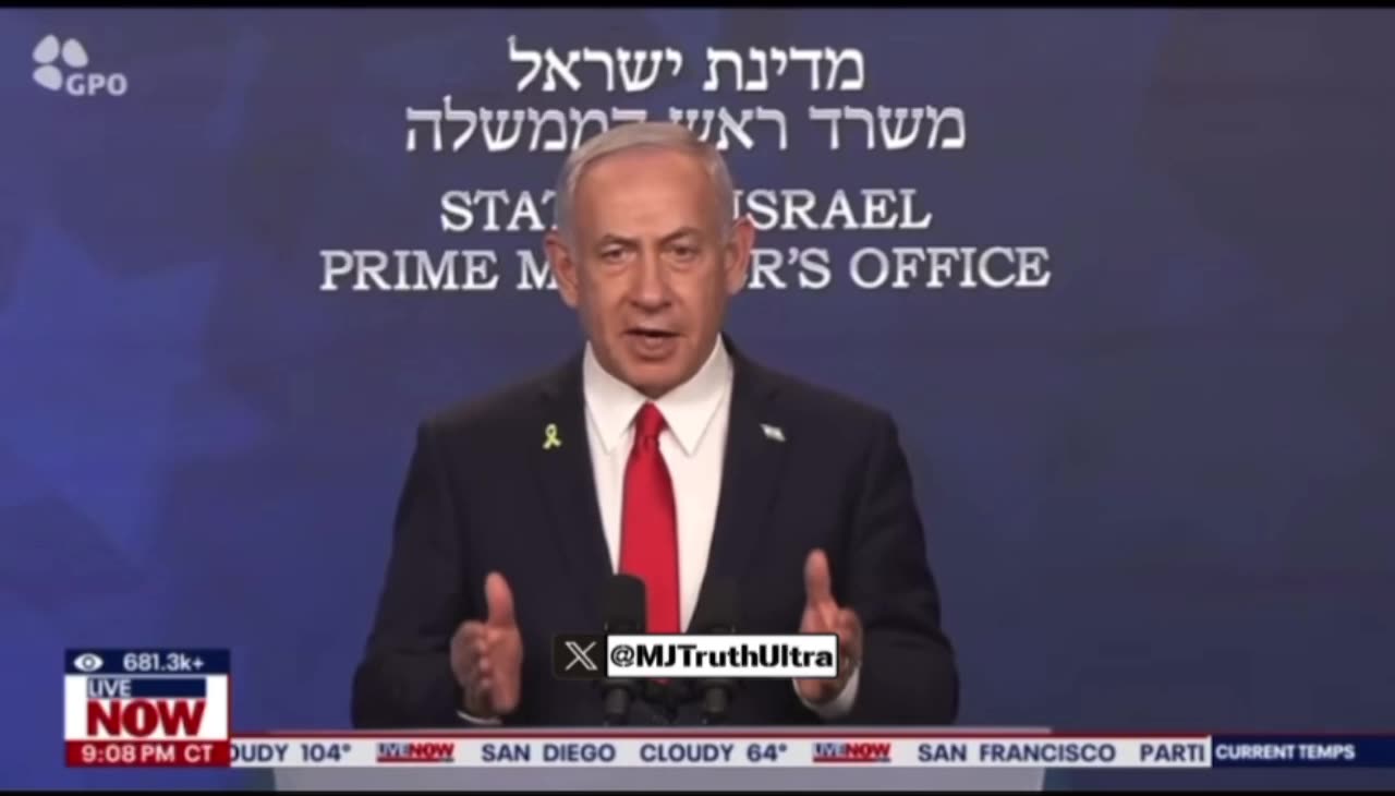 Netanyahu thanks President Trump and the United States