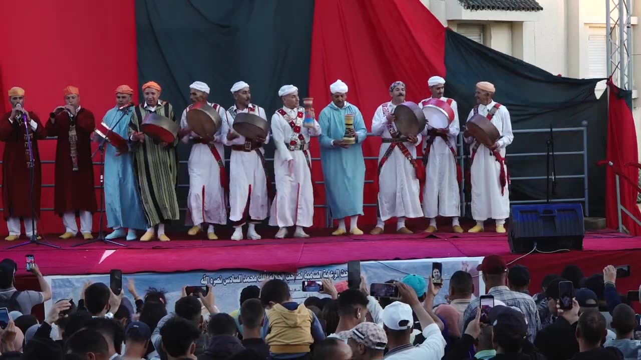 نجوم الحياينة تيسة مع الشيخ احمد الخياطي في مهرجان العيطة الجبلية 2025 noujoum hyayna