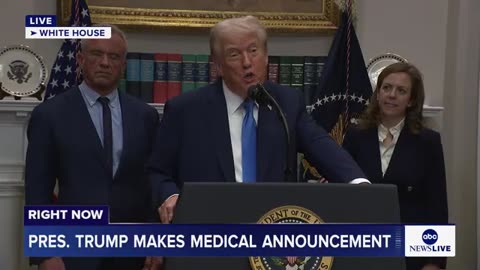 President Trump makes a medical announcement at the White House_ LIVE