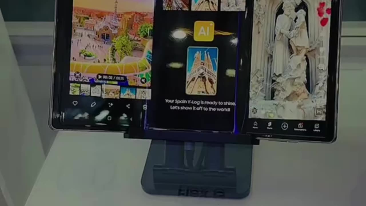 Futuristic Smartphone Display