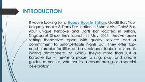 If you're looking for Happy Hour in Bishan
