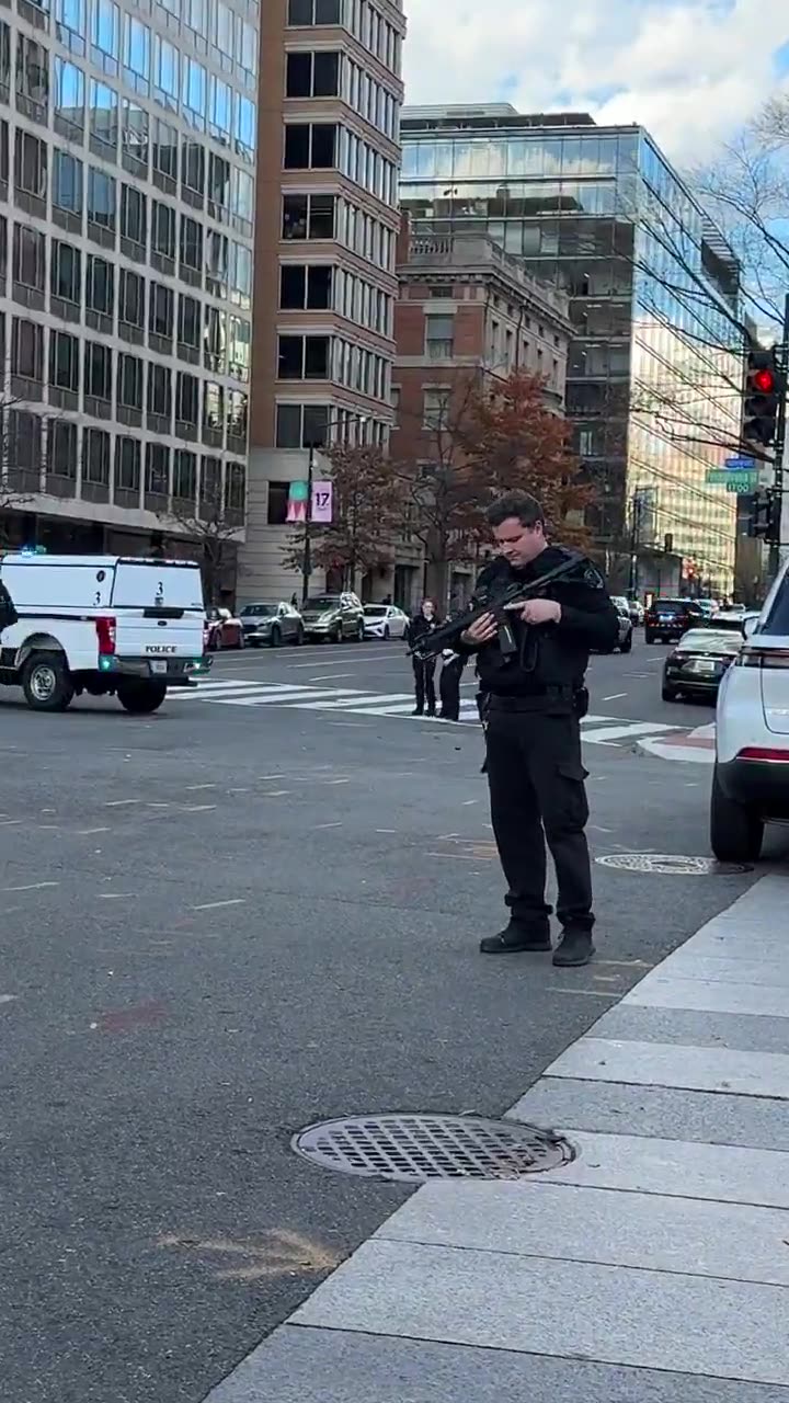 National Guard member reportedly SHOT near the White House. Chaotic scene right now