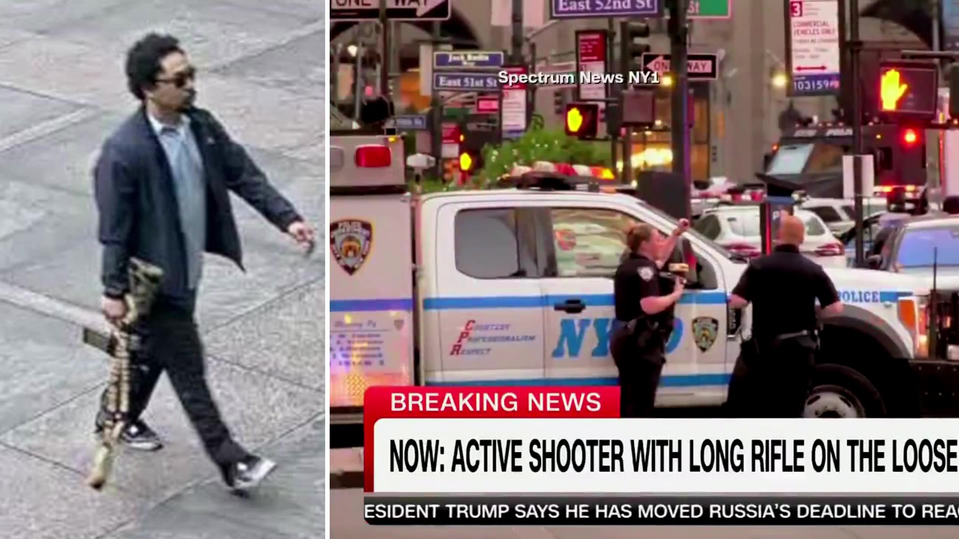 CNN describes shooter as ‘male, POSSIBLY WHITE’ - Alleged shooter on left, white?
