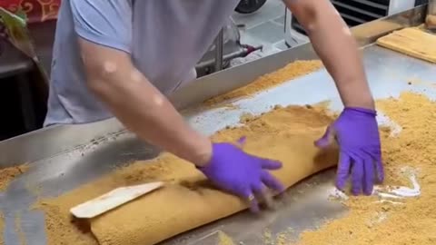 Liquid Candy Art in Action! Satisfying Street Food Visual 🍯