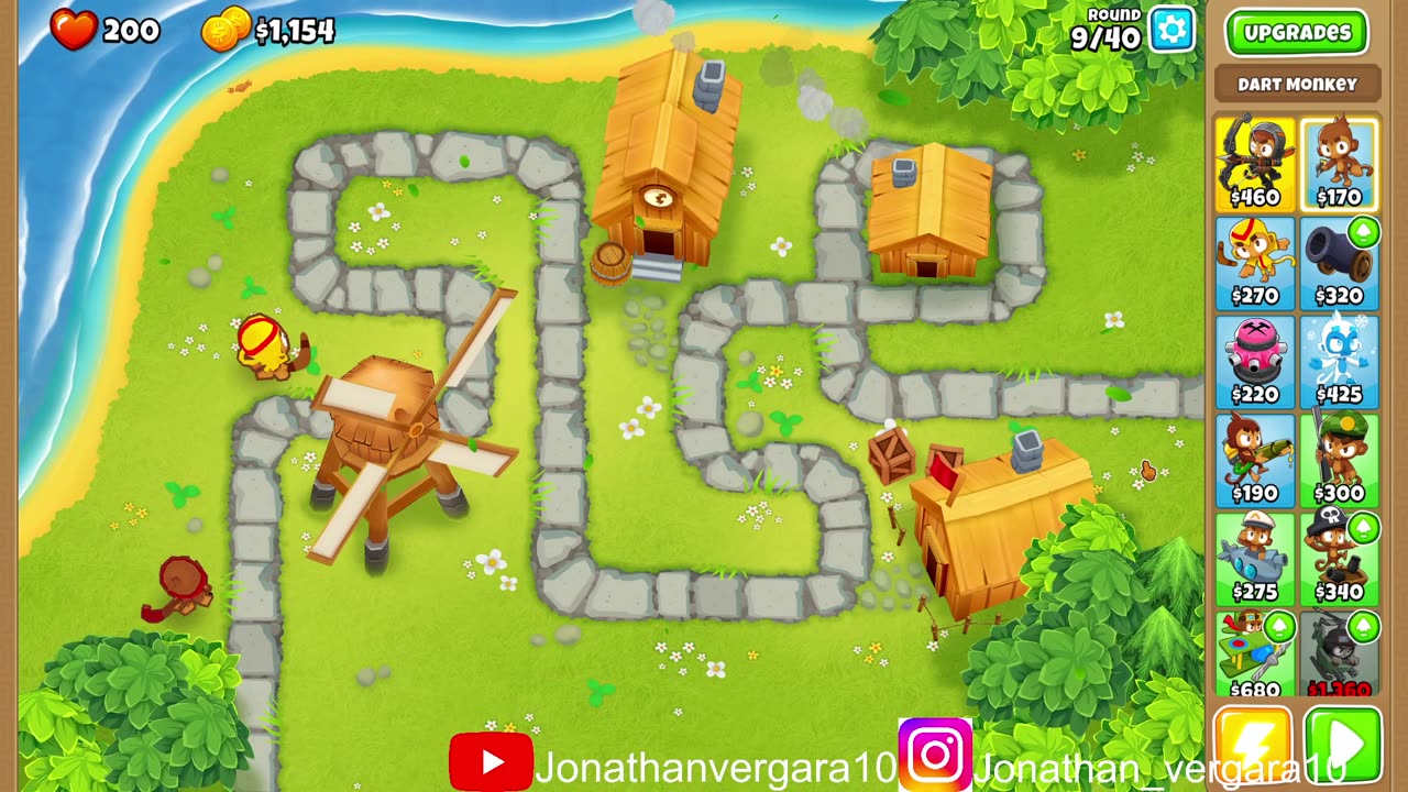 bloons tower defense gameplay