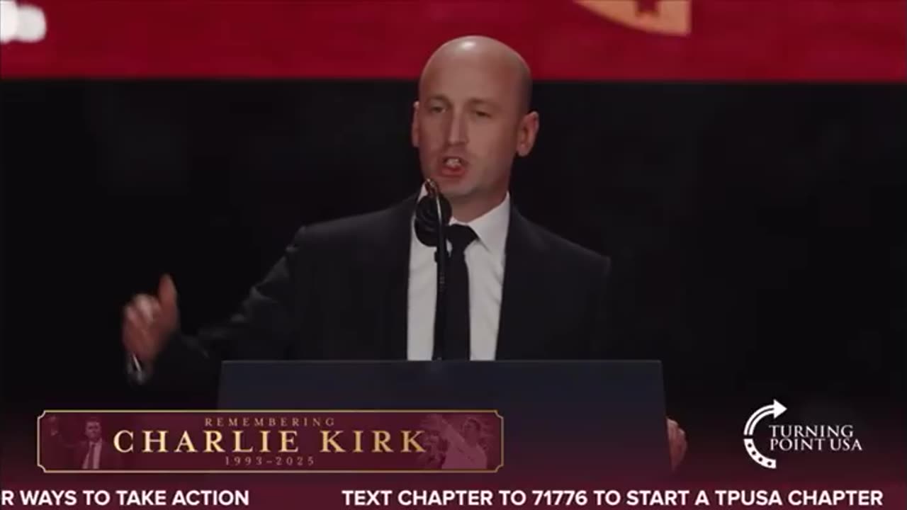 Stephen Miller's Speech at Charlie Kirk Memorial Has the Left Shaking in Their Boots
