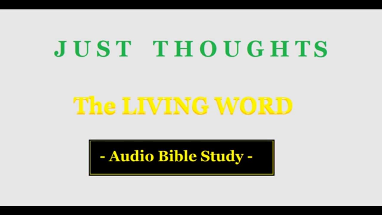 Just Thoughts - The Living Word (2015) Retro