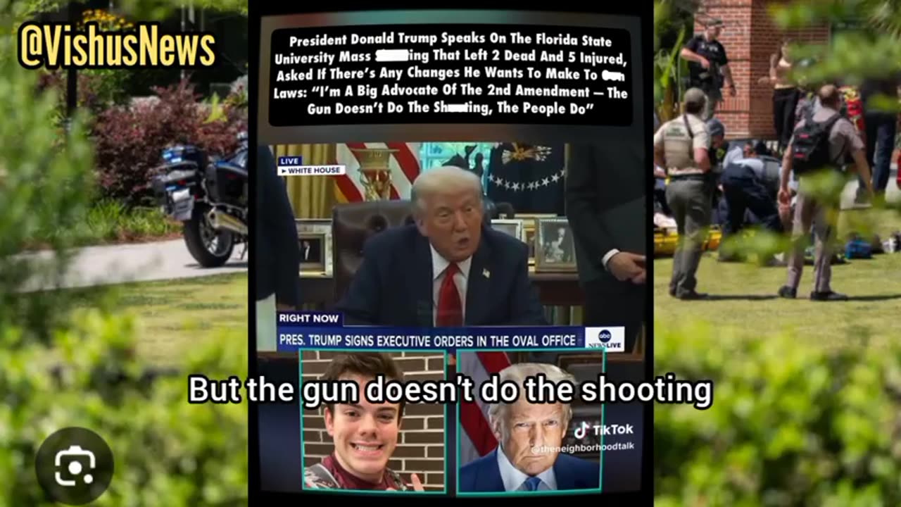 Another School 🏫 Shooting: FSU Shooting For Your Fear 😨 #VishusTv 📺