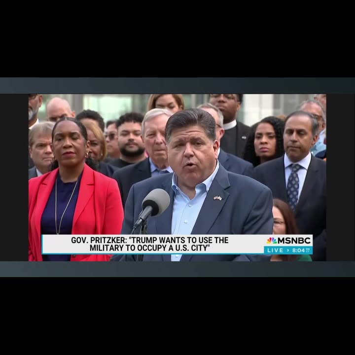 Pritzker Says “Look Around — Families Eating Ice Cream On The Riverwalk”