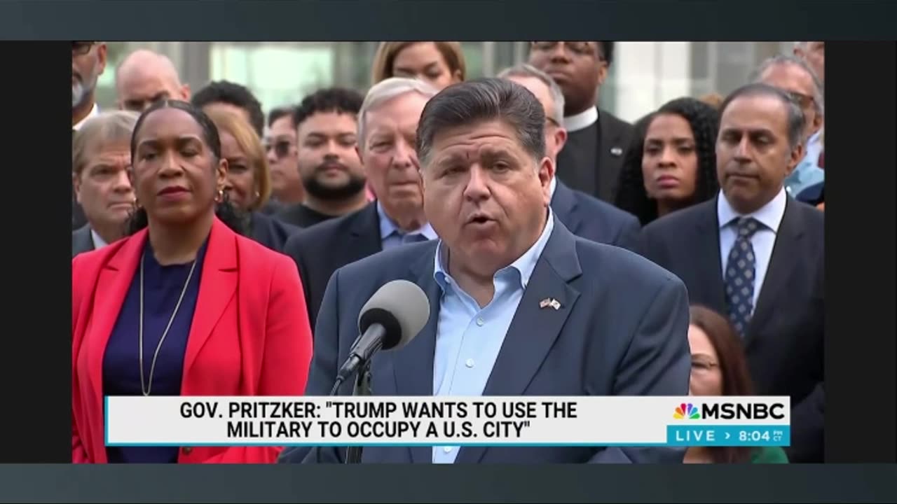 Pritzker Says “Look Around — Families Eating Ice Cream On The Riverwalk”