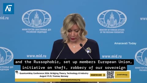 Zakharova Briefing: Ukraine, Russia–Africa, China Ties | Moscow | Amaravati Today