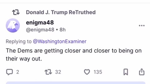 President Trump are-Truths on TruthSocial- Sedition !