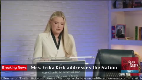 HEARTBREAKING: Mrs. Erika Kirk addresses the Nation Says TPUSA will NOT Die!