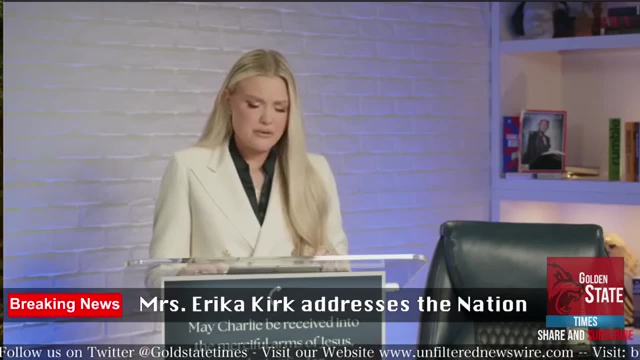 HEARTBREAKING: Mrs. Erika Kirk addresses the Nation Says TPUSA will NOT Die!