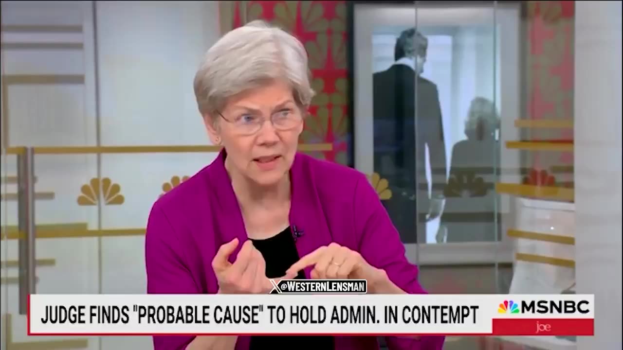 Elizabeth Warren: “If they can disappear Mr. Abrego-Garcia, then they can disappear you.”