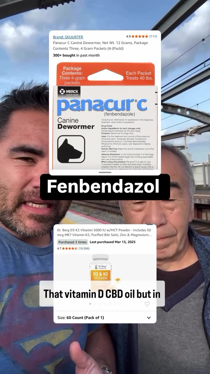 Fenbendazole cured my dad from stage 4 lung cancer in just 8 months.