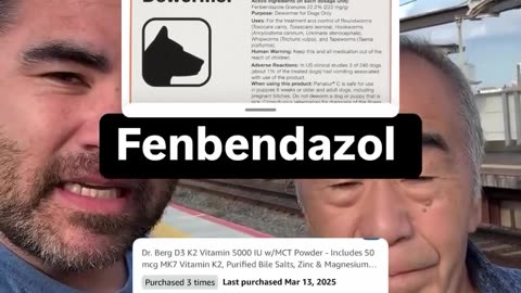 Fenbendazole cured my dad from stage 4 lung cancer in just 8 months.