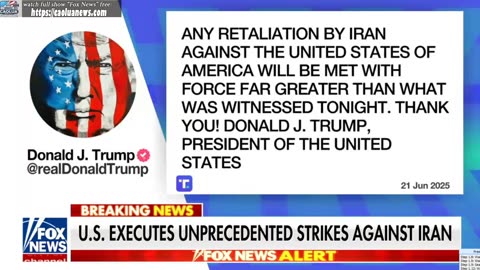 FOX and Friends Sunday 6AM - 6/22/2025