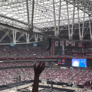 Stadium Begins to Fill Up Long Before Charlie Kirk Memorial Begins