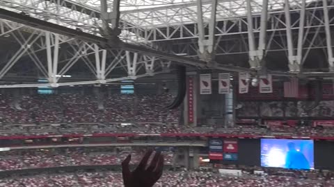 Stadium Begins to Fill Up Long Before Charlie Kirk Memorial Begins