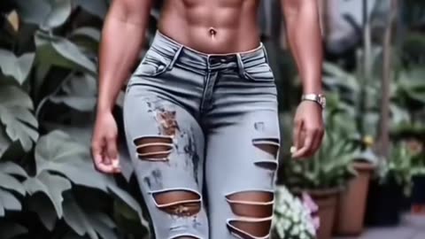 Unreal AI Beauty! Perfect Body & Power Look | Strength + Elegance Goes Viral