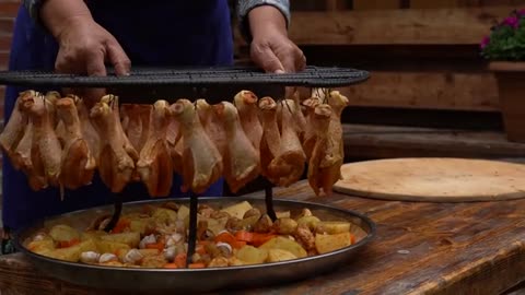 Roasted Chicken Legs with Garden Veggies Homestyle Recipe_part9