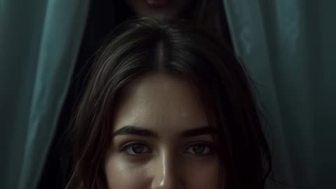 She Took a Selfie… But Something Was Watching 👵📱 #horrorshorts