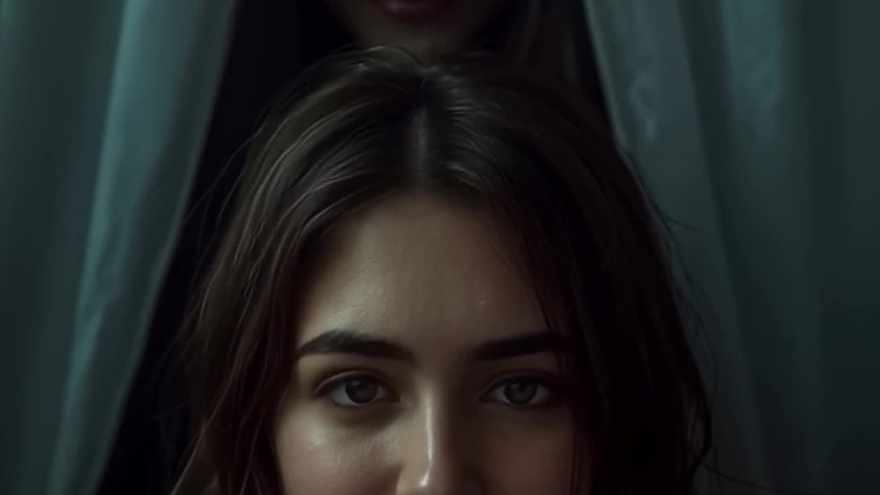 She Took a Selfie… But Something Was Watching 👵📱 #horrorshorts