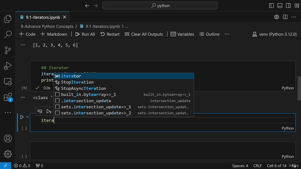 10.1 Iterators In Python Krish Naik ML