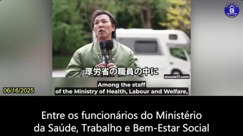【PT】Homem pede abolição da vacina contra COVID em frente ao Ministério da Saúde do Japão