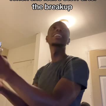 When she leaves stuff after the breakup 😊